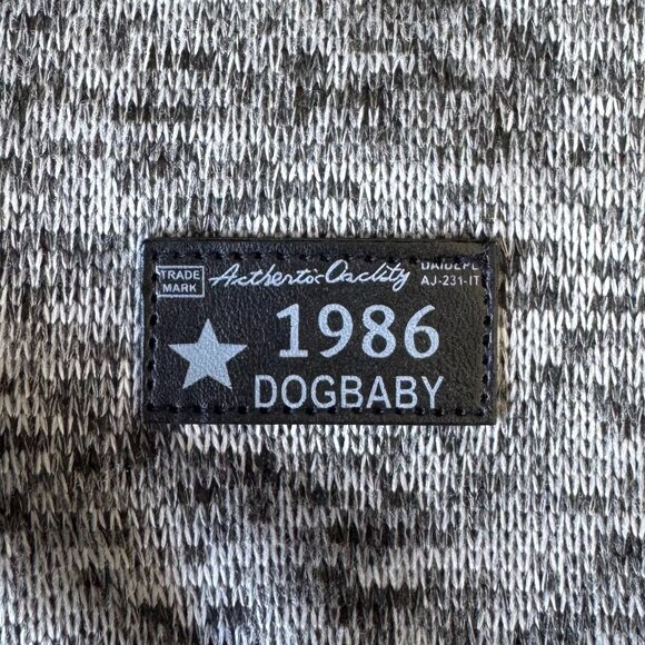 Dogbaby Gray Sweater With Fishbone Print For Dogs/Cats - Picture 6 of 9